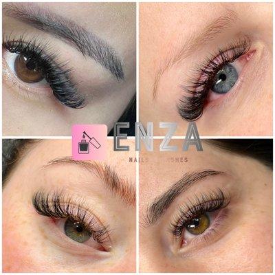 Volume eyelash extensions