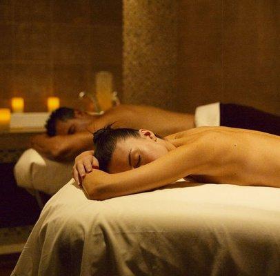 Relationship benefits of a couples massage.... being together in the moment couples can reconnect with one another.