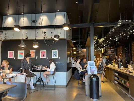 Indoor seating area