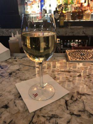 House Chardonnay on happy hour