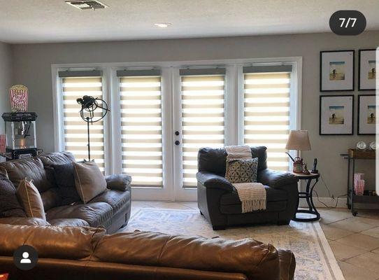 Custom built blinds