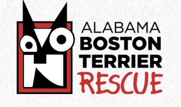 The organization logo for Alabama Boston Terrier Rescue!