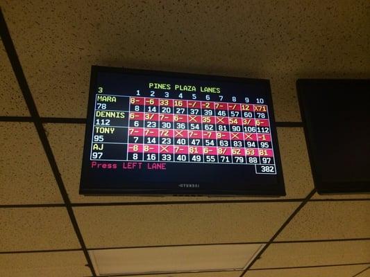 My first game I scored 135!