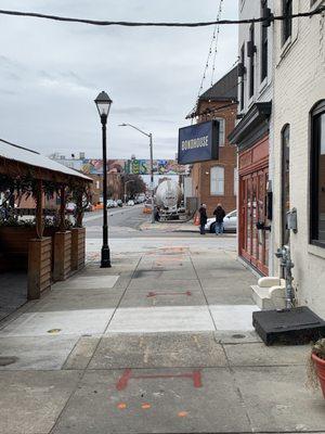 Sidewalk view