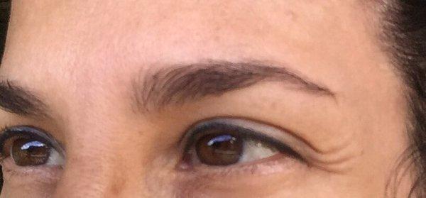 Undone brow