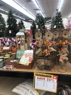 Fall decor clearance