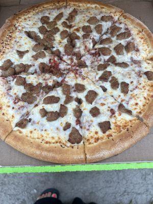 Sausage 1 Topping Pizza