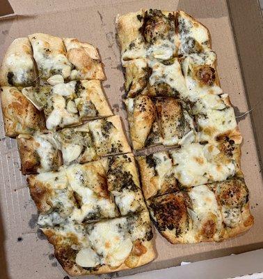 Pesto flatbread