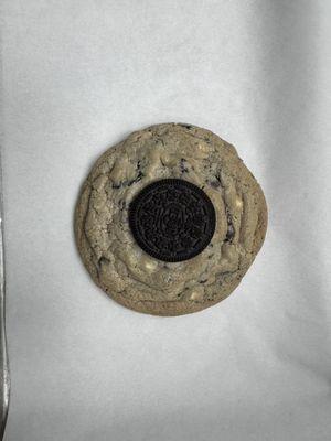 Cookie of the Week: Oreo -  Milks favorite dunking cookie just got better! Cookies and cream dough smooshed between an Oreo.