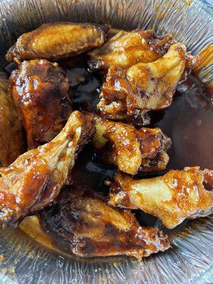 Jamaican jerk wings.  Amazing!!