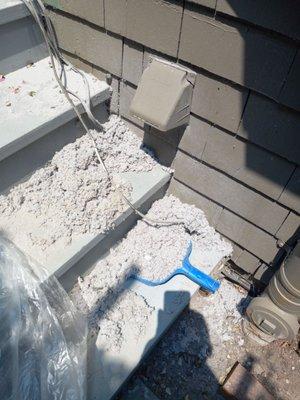 Dryer vent cleaning