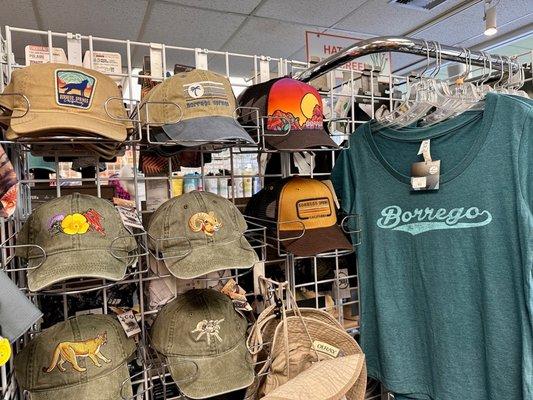 Many wearable Borrego souvenirs for sale