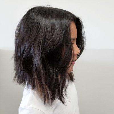 Beachy waves and lob haircut by Beto Arechiga