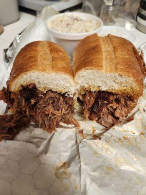 Pulled Pork Sandwich and Potato Salad