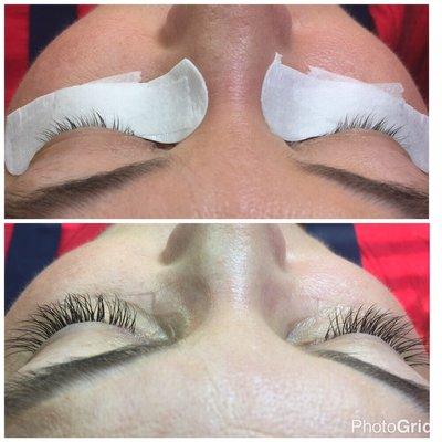 Lash Extensions Before & After