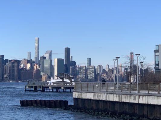 Ready to ride NYCFerry and enjoy this beautiful view of NYC skyline