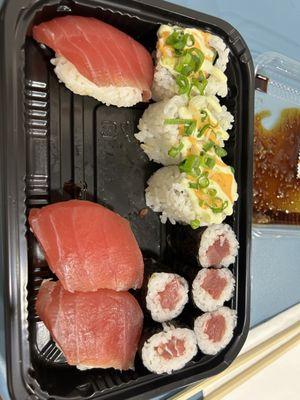 Ahi box.  Not bad