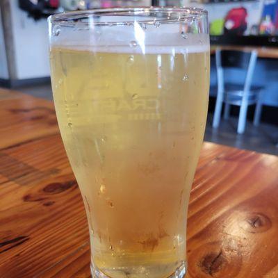 Tangerine cider from Tumalo Cider. My favorite cider flavor I tried from this cidery.