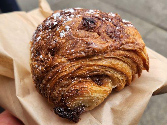 Mini ube coconut croissant