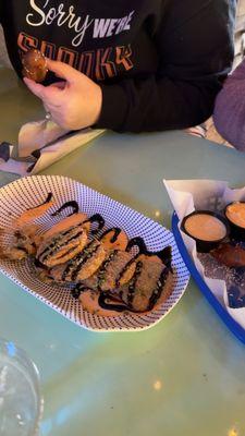 Fried green tomatoes