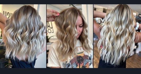 Dimensional Blonding Color Services at Lavish Looks Salon