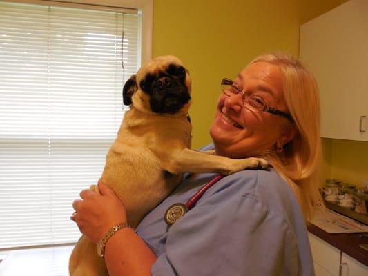 Doc loves pugs!