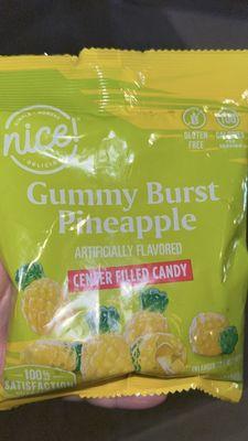 pineapple jelly gummy burst candy