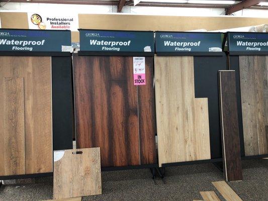 Waterproof flooring