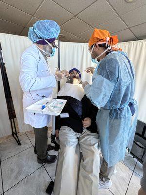 Free Pop-Up dental camp at the El Sobrante Sikh Temple, celebrating MLK weekend