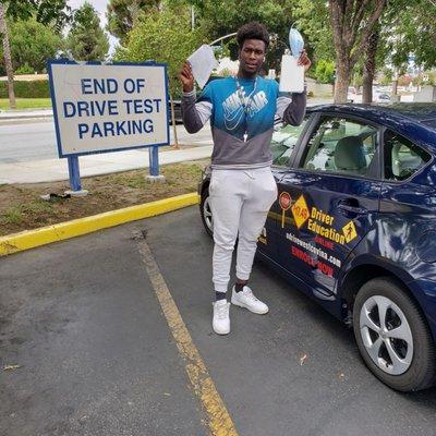 Khalil passes at pomona dmv