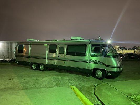 The Airstream that I travel with!