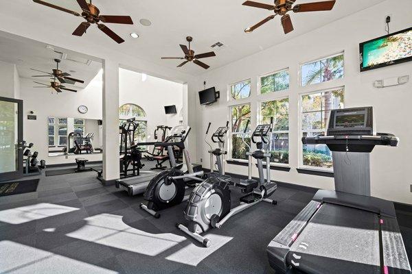 Foothills at Old Town Apartments fitness center