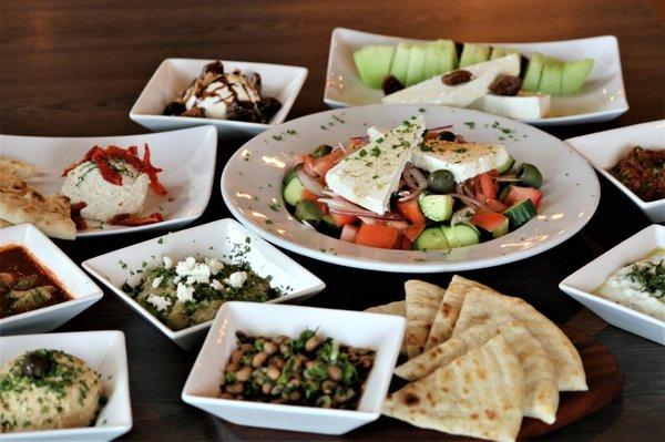 Greek Salad and some appetizers