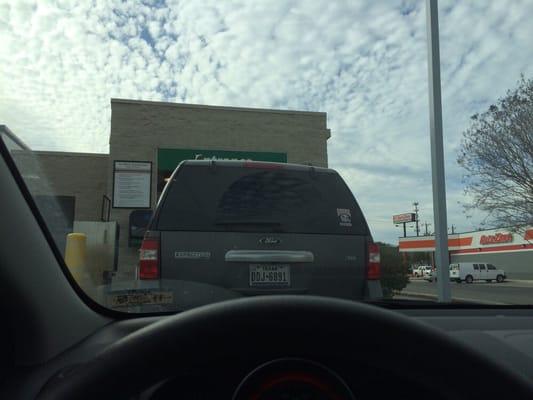 They have a car wash with actual bristles and not the spray wash.