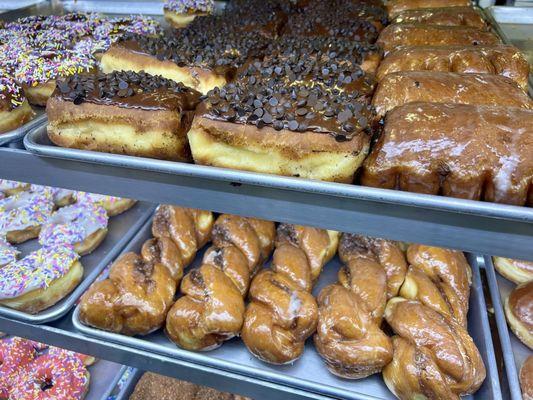 Beautiful selection of fresh donuts