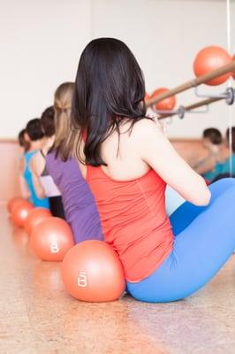 Barre3 offers a variety of core-specific exercises in each class.