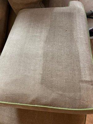 Process of upholstery cleaning