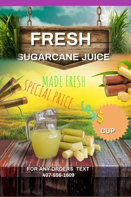 Fresh sugarcane juice,Best food trucks in Orlando FL