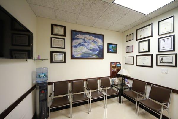 Patient waiting area