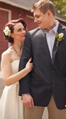 Groom boutonniere