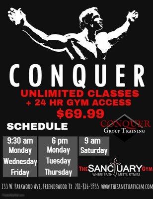 CONQUER GROUP TRAINING