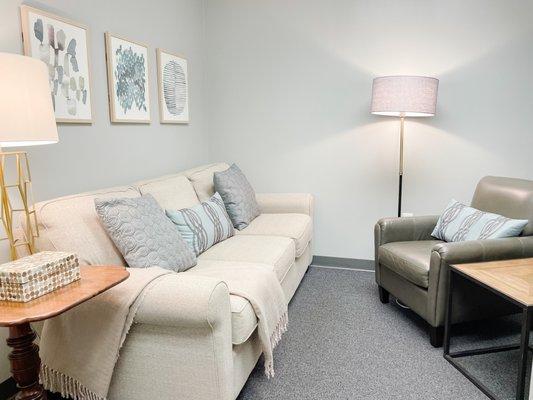 My practice is situated within the 'Therapy Space' offices, exclusively designated for therapy practitioners.