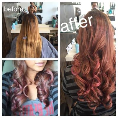 Another amazing work by Jessica! She move to sola salon in chino hills. Bigger,  better and nicer salon!