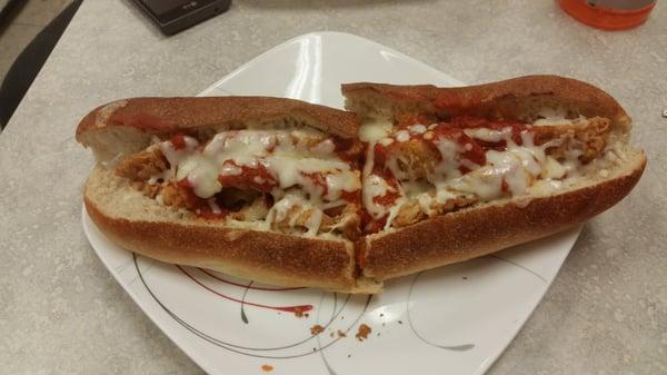 Chicken parm sandwich