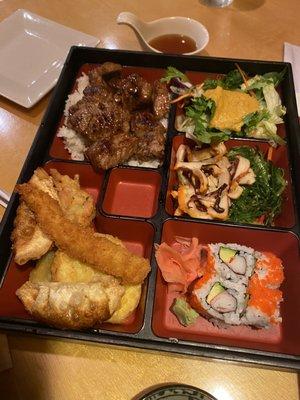 Beef bento box