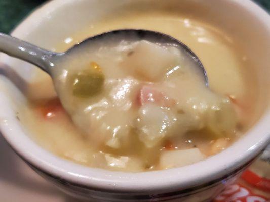 Very good clam chowder