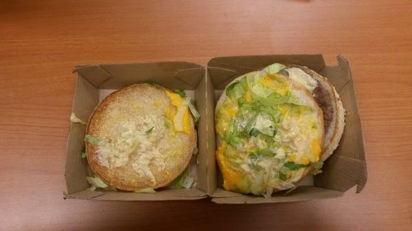 Only 1 patty for my big mac.  Really?!?!? Complete BS!