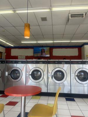 One set of wash machines