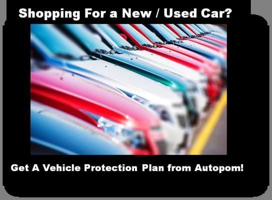 Don't go without vehicle protection! Get the peace of mind from mechanical failures you need with coverage from Autopom!