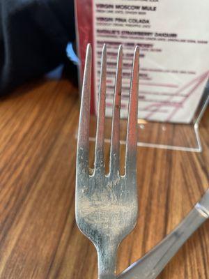 This was the fork at my table setting